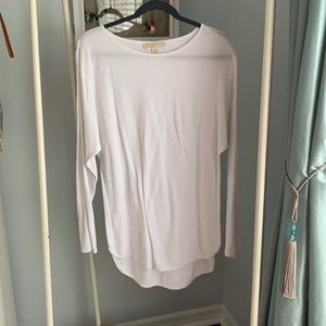 Michael Kors extra long white sweater, size medium